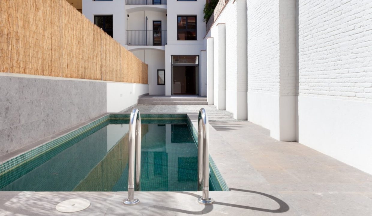 Loft con jardín y piscina privada en Gràcia-Sant Gervasi